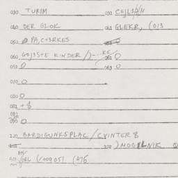 Eastern questionnaire, answ...