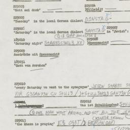 Western questionnaire, answ...