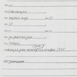 Eastern questionnaire, answ...
