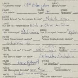 Western questionnaire, answ...