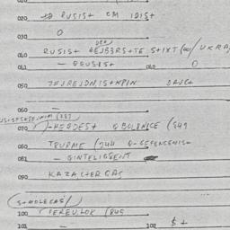 Eastern questionnaire, answ...