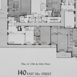 140 E. 56 Street, Plan Of 1...
