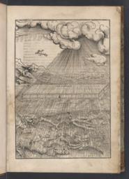 [Title page recto with woodcut image of a scene from the story of Noah and the flood?]
