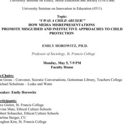 Announcements, 2014-05-05. ...
