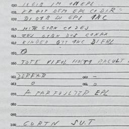 Eastern questionnaire, answ...