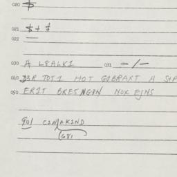 Eastern questionnaire, answ...