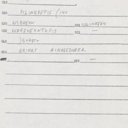 Eastern questionnaire, answ...