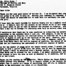Letter from Guy B. Johnson ...