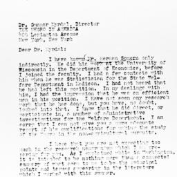 Letter from T.C. McCormick ...