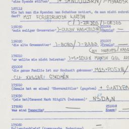 Western questionnaire, answ...