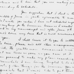 Letter from Louis Wirth to ...