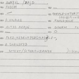 Eastern questionnaire, answ...