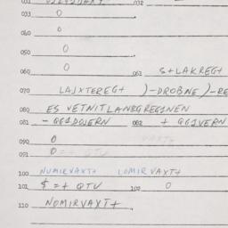 Eastern questionnaire, answ...