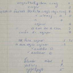 Eastern questionnaire, blue...