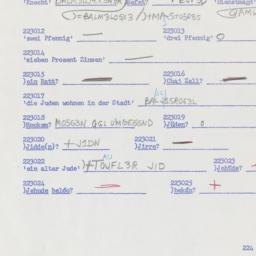 Western questionnaire, answ...
