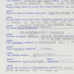 Western questionnaire, answ...