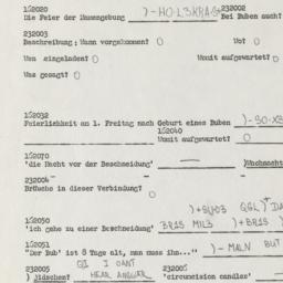 Western questionnaire, answ...