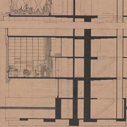 Section through entrance
