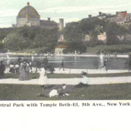 Central Park With Temple Be...
