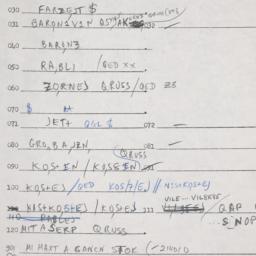 Eastern questionnaire, answ...