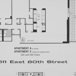 511 E. 80 Street, A-e: 12-14