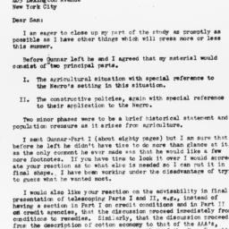 Letter from T.J. Woofter, J...