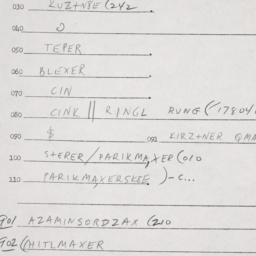 Eastern questionnaire, answ...