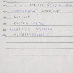 Eastern questionnaire, answ...