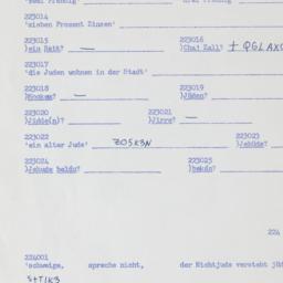 Western questionnaire, answ...