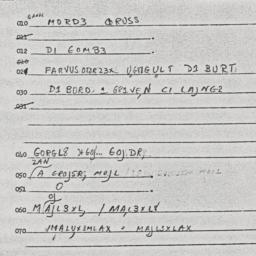 Eastern questionnaire, answ...