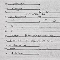 Eastern questionnaire, answ...