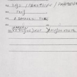 Eastern questionnaire, answ...