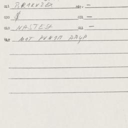 Eastern questionnaire, answ...