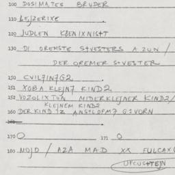 Eastern questionnaire, answ...