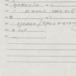 Eastern questionnaire, answ...