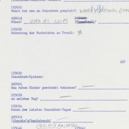 Western questionnaire, answ...