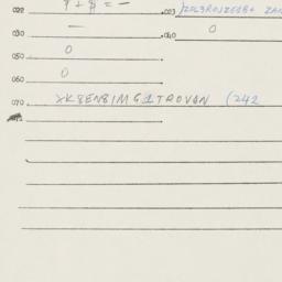 Eastern questionnaire, answ...