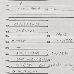 Eastern questionnaire, answ...