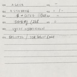 Eastern questionnaire, answ...