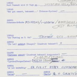 Western questionnaire, answ...