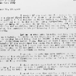 Letter from Gunnar Myrdal t...
