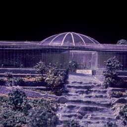 Model, detail of Aqua Cente...
