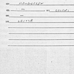 Eastern questionnaire, answ...
