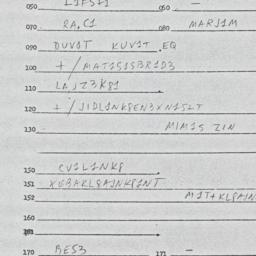 Eastern questionnaire, answ...