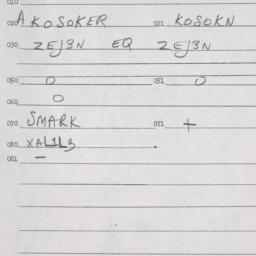 Eastern questionnaire, answ...