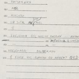 Eastern questionnaire, answ...