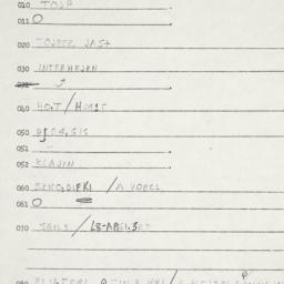 Eastern questionnaire, answ...