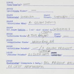 Western questionnaire, answ...