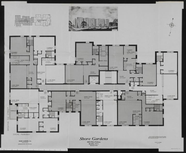 Shore Gardens, 2850 Shore Parkway, Typical Floor Plan - The New York ...