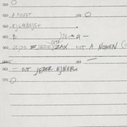 Eastern questionnaire, answ...